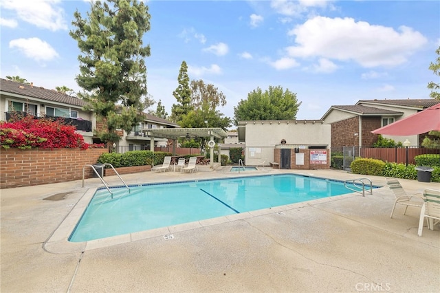 985 S Idaho St Unit 46, La Habra, CA 90631 - community pool featuring a patio