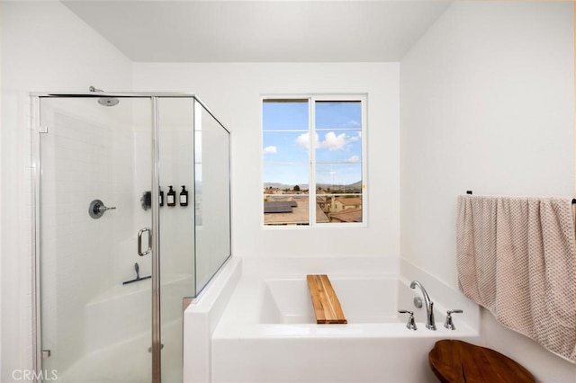 31768 Constellation Dr, Menifee, CA 92586 - bathroom with a bath and a shower stall