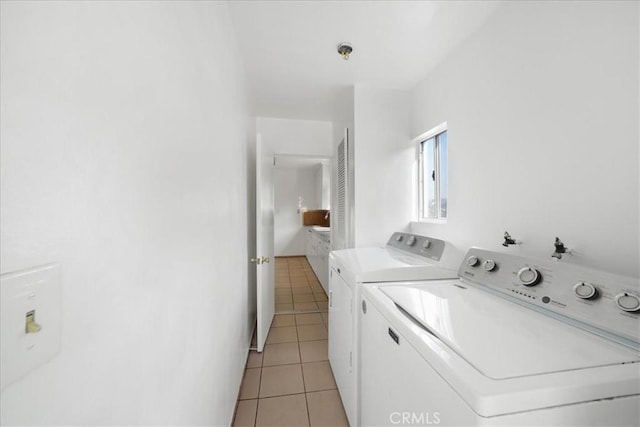 1745 College View Pl, Los Angeles, CA 90041 - clothes washing area with laundry area, light tile patterned flooring, and independent washer and dryer
