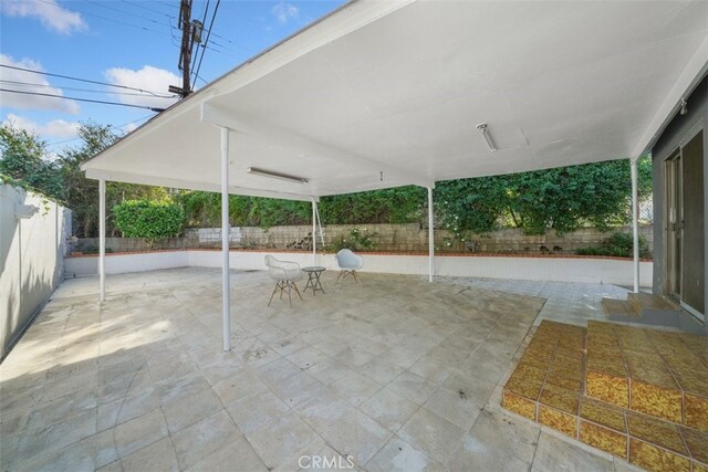 1745 College View Pl, Los Angeles, CA 90041 - view of patio / terrace with a fenced backyard