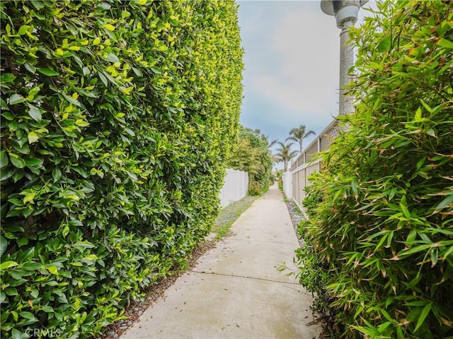 exterior space with fence