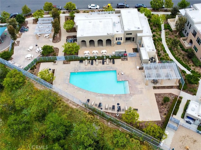 drone / aerial view