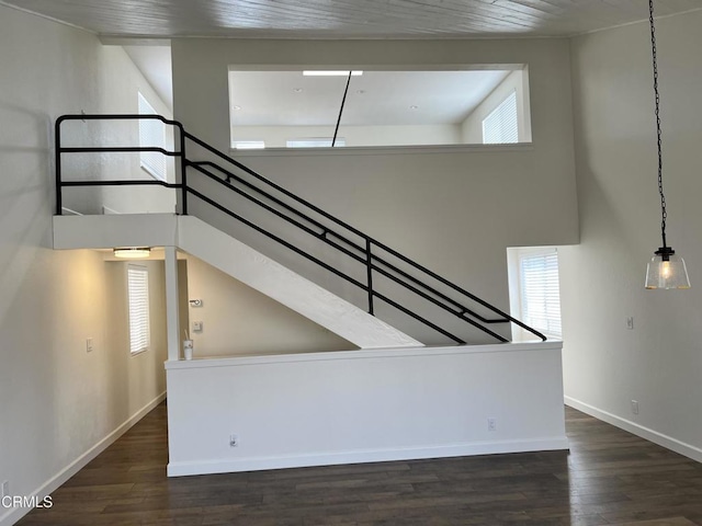 333 Highland Dr, Oxnard, CA 93035 - stairway with healthy amount of natural light and wood finished floors