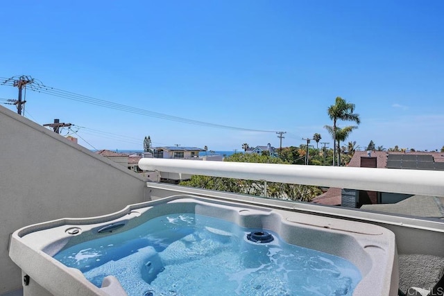 view of pool