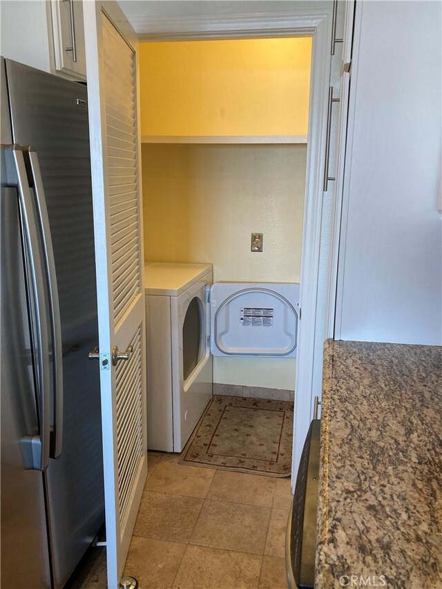 view of laundry area