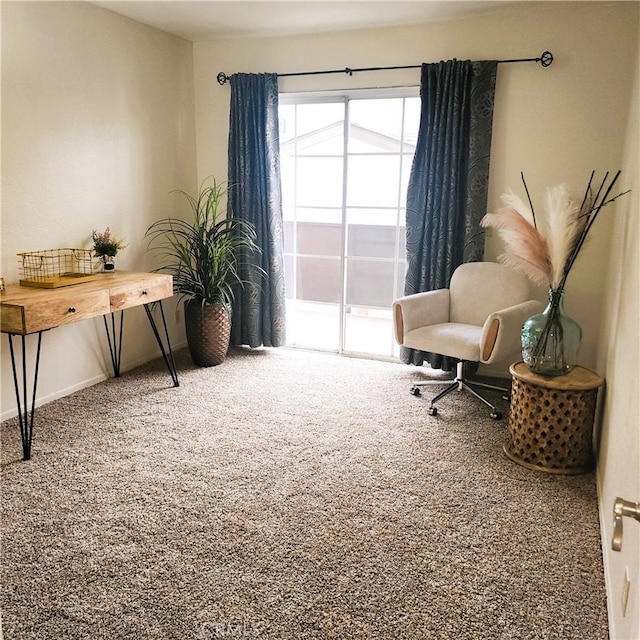 3800 Stocker St Unit 17, View Park, CA 90008 - sitting room featuring carpet flooring