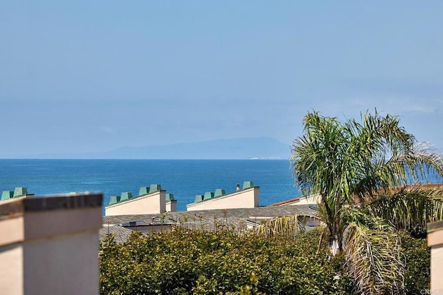property view of water