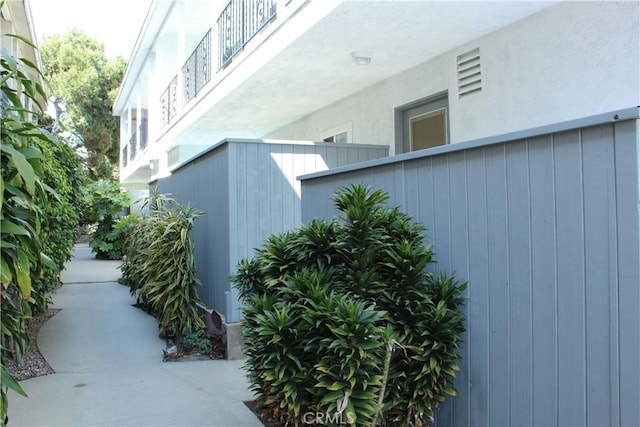view of side of property