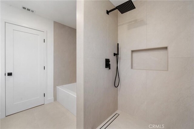 24705 Queens Ct, Laguna Niguel, CA 92677 - bathroom featuring tiled shower and a bathtub