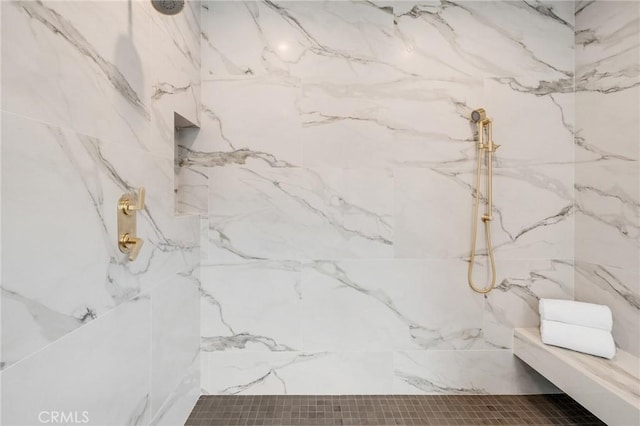 932 9th St, Manhattan Beach, CA 90266 - bathroom with a marble finish shower