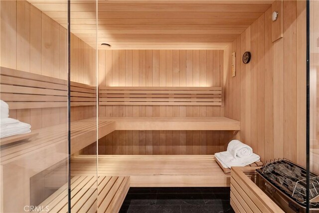 932 9th St, Manhattan Beach, CA 90266 - sauna featuring wood walls