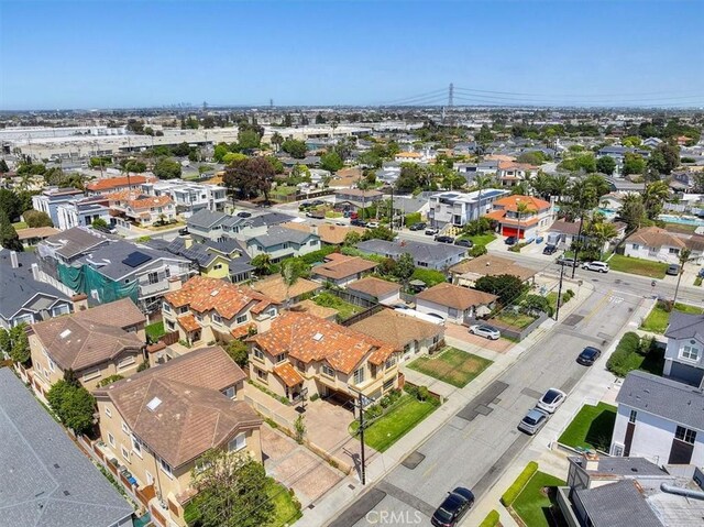 birds eye view of property featuring a residential view