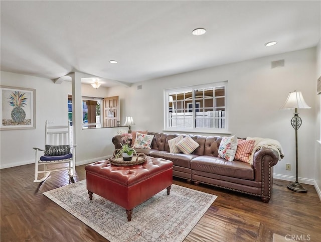 2225 Bataan Unit A, Redondo Beach, CA 90278 - living area with recessed lighting and wood finished floors