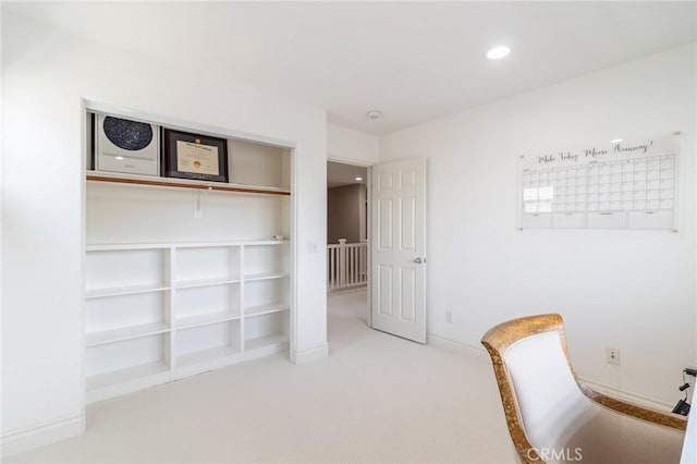 34072 Lily Rd, Yucaipa, CA 92399 - unfurnished office with carpet flooring and recessed lighting