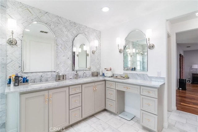 34072 Lily Rd, Yucaipa, CA 92399 - full bath featuring vanity and recessed lighting