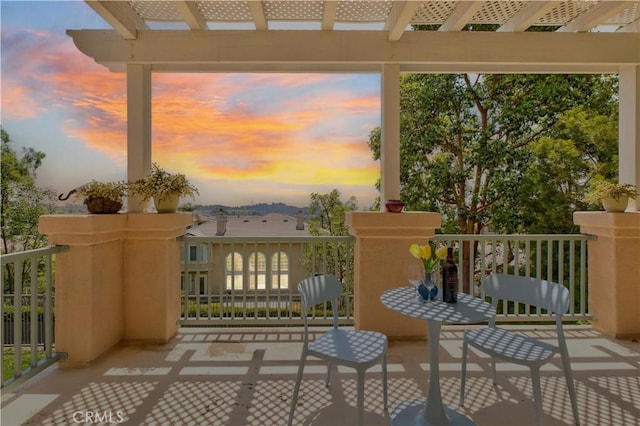 2438 Vista Del Sol Ln, Verne, CA 91750 - balcony with a pergola