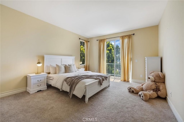 2438 Vista Del Sol Ln, Verne, CA 91750 - bedroom featuring carpet flooring, baseboards, and access to exterior