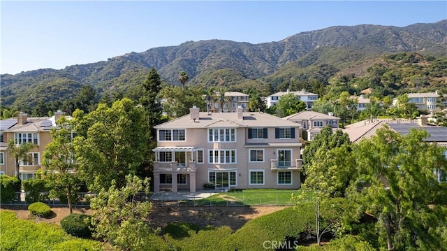 2438 Vista Del Sol Ln, Verne, CA 91750 - bird's eye view with a mountain view