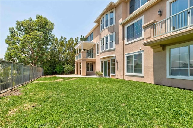 2438 Vista Del Sol Ln, Verne, CA 91750 - view of yard with fence and a balcony