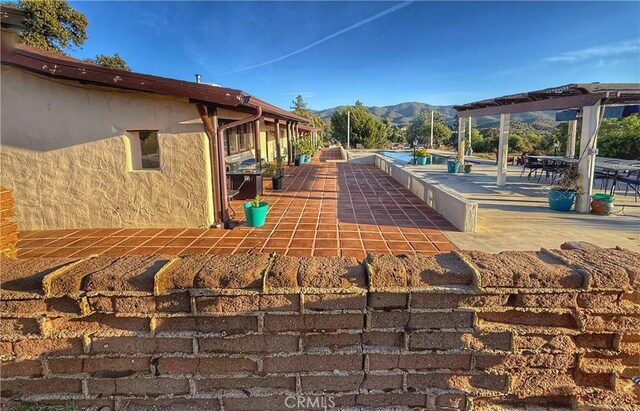 28015 Old Mine Rd, Ranchita, CA 92066 - view of property's community with a mountain view and a pergola