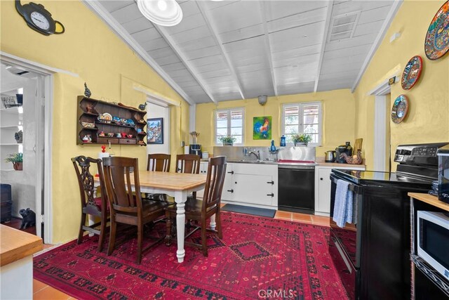28015 Old Mine Rd, Ranchita, CA 92066 - dining area with wooden ceiling