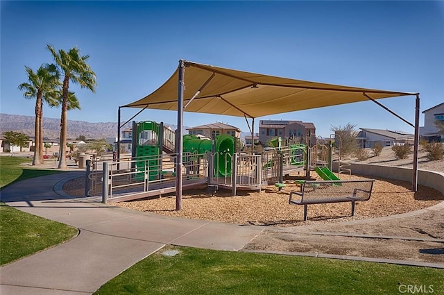 35719 Mccarthy St, Palm Desert, CA 92211 - communal playground featuring a mountain view
