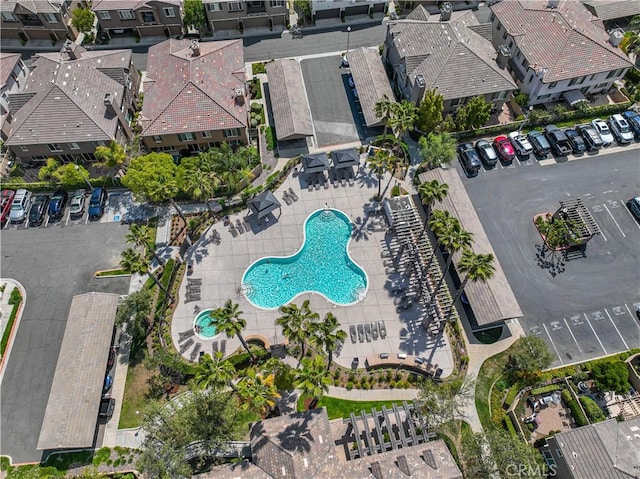 drone / aerial view