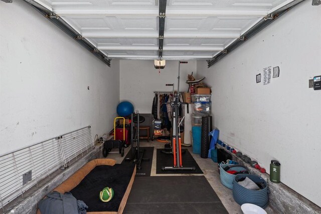 4658 Ohio St, San Diego, CA 92116 - garage featuring a garage door opener