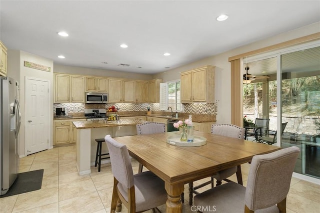 34787 Grotto Hills Dr, Winchester, CA 92596 - interior space featuring recessed lighting, light tile patterned floors, and visible vents
