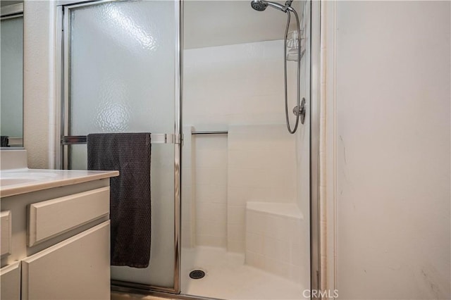 749 Cortez Dr, Hemet, CA 92545 - full bathroom with a shower stall and vanity