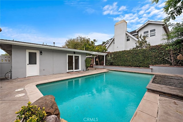 309 W Avenida Valencia, San Clemente, CA 92672 - view of pool featuring a fenced in pool, a fenced backyard, and a patio area