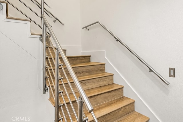 view of stairway