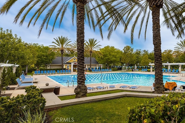 view of community pool