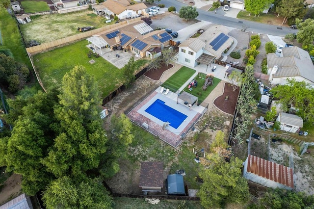 16016 Spangler Peak Rd, Ramona, CA 92065 - drone / aerial view with a residential view