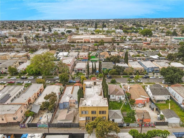 bird's eye view featuring a residential view