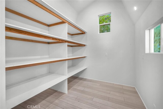 view of storage area