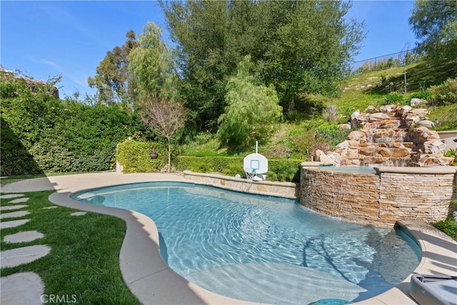 view of pool