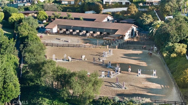 aerial view