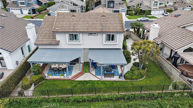 bird's eye view featuring a residential view