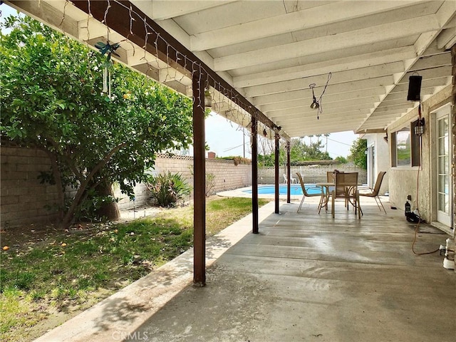 3915 Valencia Ave, San Bernardino, CA 92404 - view of patio / terrace with a fenced backyard
