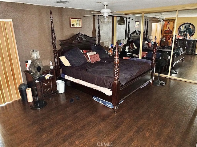 3915 Valencia Ave, San Bernardino, CA 92404 - bedroom with visible vents and wood finished floors