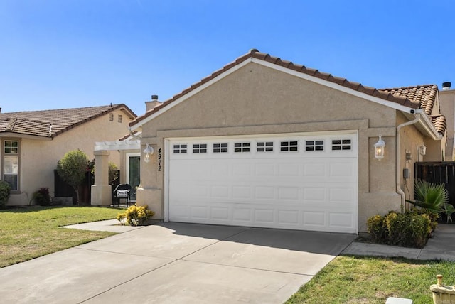 4972 Lake Shore Ct, Fallbrook, CA 92028 - view of front of home with a garage, concrete driveway, and stucco siding