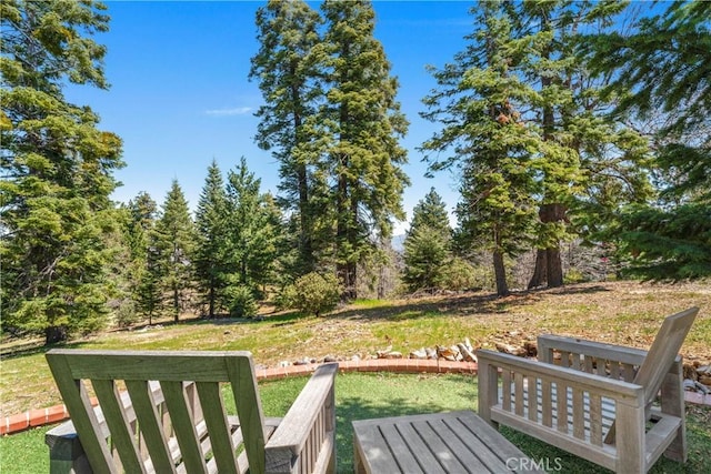1031 Black Oaks Dr, Lake Arrowhead, CA 92352 - deck with a yard