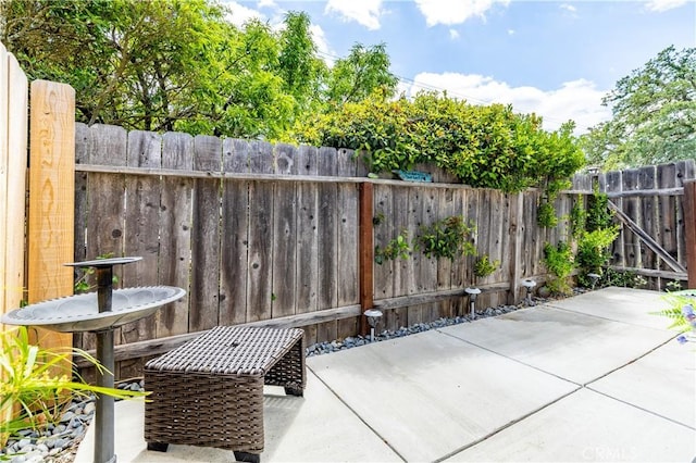 9375 Musselman Dr Unit A, Atascadero, CA 93422 - view of patio / terrace featuring a fenced backyard