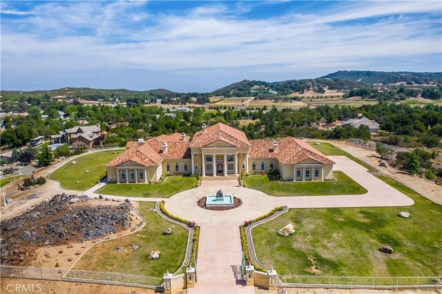 drone / aerial view