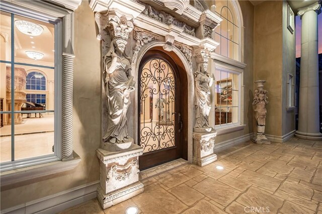 view of entrance to property