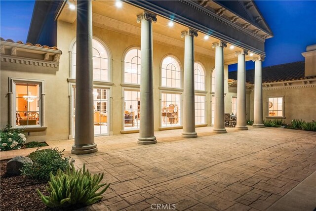 exterior space featuring a porch