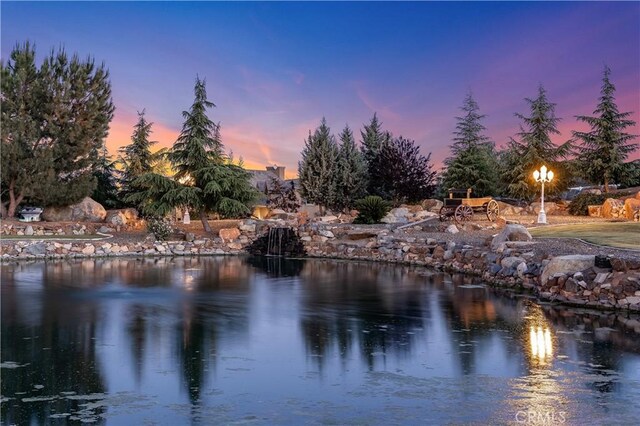 view of water feature