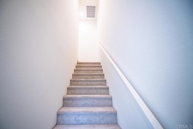 3507 Sequoia St, Lemon Grove, CA 91945 - staircase featuring visible vents