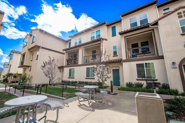 3507 Sequoia St, Lemon Grove, CA 91945 - exterior space with a patio, stucco siding, and a tile roof